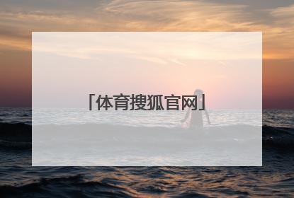 「体育搜狐官网」搜狐手机版官网
